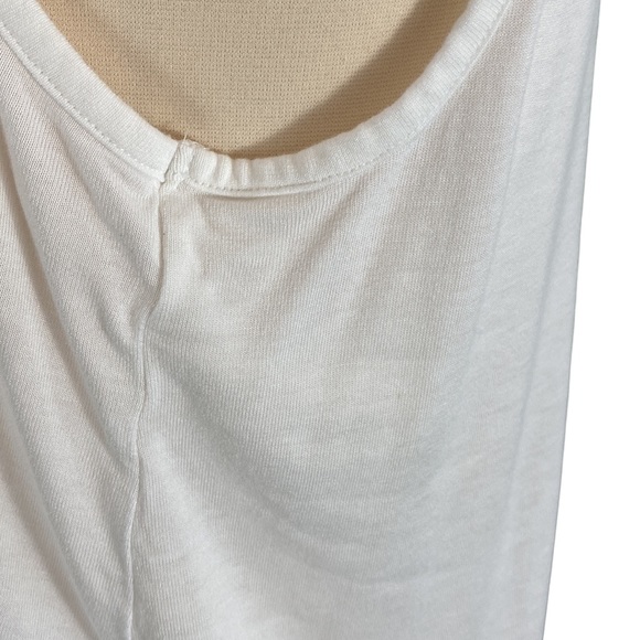 Liz Claiborne Petite White Mesh Front Sleeveless Top - Picture 13 of 16